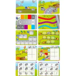 Miniland Juego clasificar y contar vehículos