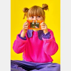 Kikkerland Juego de agua monstruo madera modelo surtido