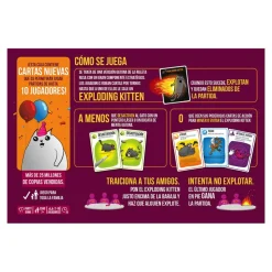 Asmodee Juego de cartas Exploding kittens party pack
