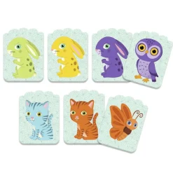 Djeco Juego de cartas Little Match colores y formas