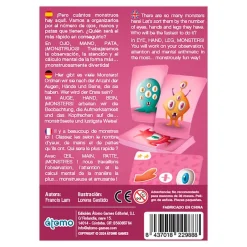Atomo Games Juego de cartas Ojo, mano, pata, monstruos