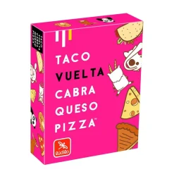 Ludilo Juego de cartas Taco, Vuelta, Cabra, Queso, Pizza.