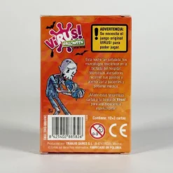 Tranjis Games Juego de cartas Virus: Expansión Halloween