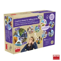 Akros Juego de lenguaje Ruletas creativas para contar historias