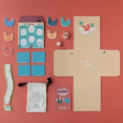 Londji Juego de mesa cooperativo Cluck, cluck! The fox! pocket game