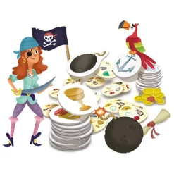 Ludattica Juego de mesa Pirates treasure