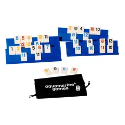 Aquamarine Games Juego de mesa Rummy Pro caja de metal