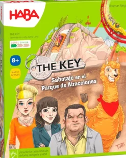 Haba Juego de mesa The key: Sabotaje en el parque de atracciones