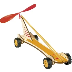 Phanomint Kit montaje coche carreras propulsión goma elástica