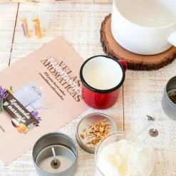 Farmtastico Kit para hacer velas con cera de soja natural
