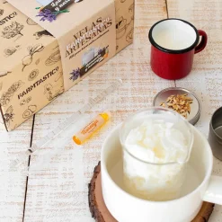 Farmtastico Kit para hacer velas con cera de soja natural