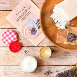 Farmtastico Kit para hacer velas con cera de soja natural