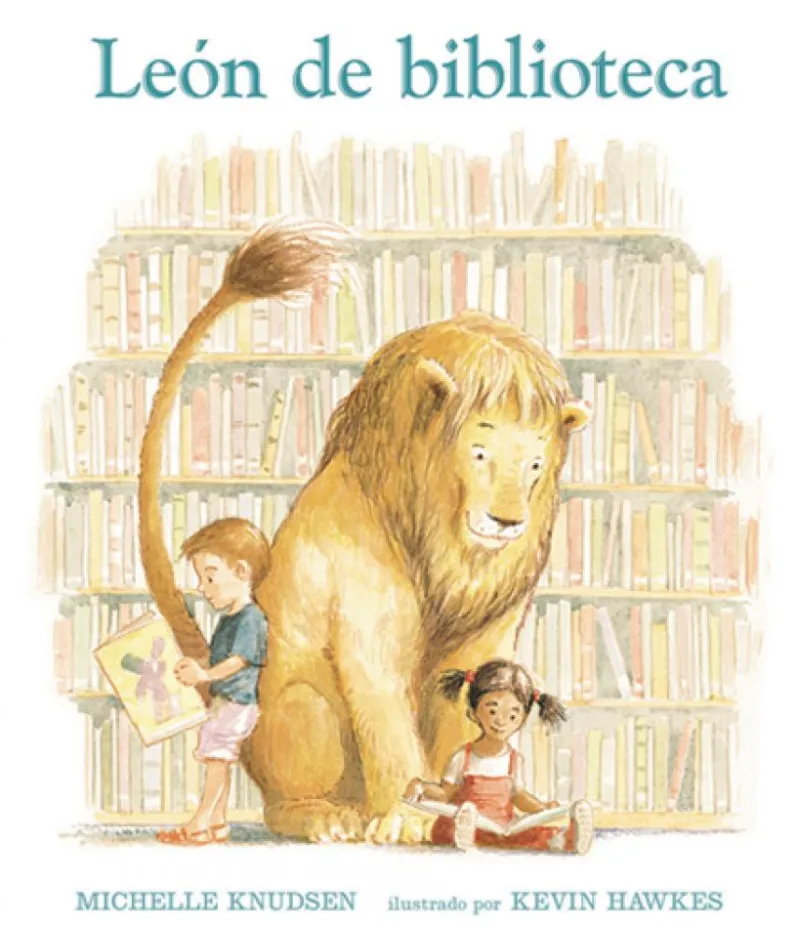 León de biblioteca