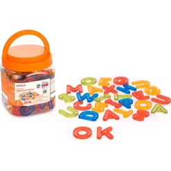 Miniland Letras mayúsculas translúcidas 76pzas para mesa luz