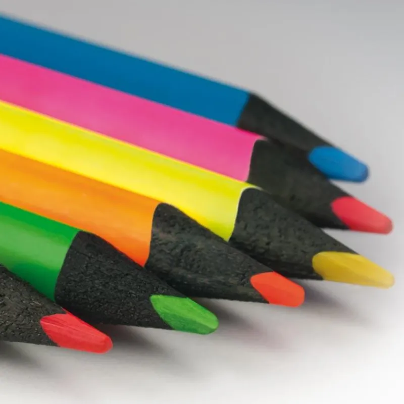 Milan Lápiz color fluorescente 6 colores