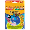 Bic Lápiz color triangular 12 colores Kids