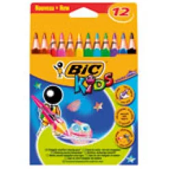 Bic Lápiz color triangular 12 colores Kids
