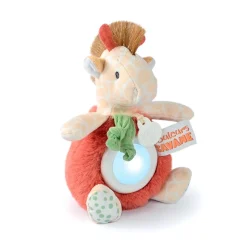 Doudou et Compagnie Luz de noche peluche jirafa