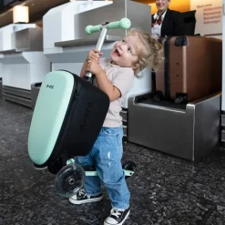 Micro Maleta-patinete Luggage Junior color menta