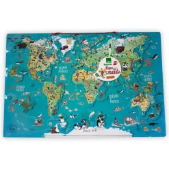 Vilac Mapa mundo magnético 78 piezas