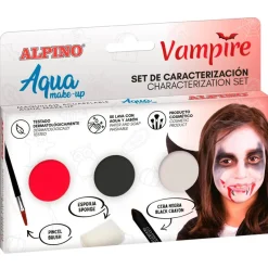 Alpino Maquillaje caracterización al agua vampiro 3 colores