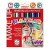 Instant Maquillaje en barra stick 6 colores metalizados Playcolor