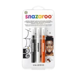 Snazaroo Maquillaje en rotulador Halloween 3 unidades