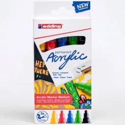 Edding Marcador acrylic 5100 5 colores