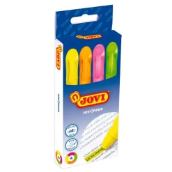 Jovi Marcador gel neón 4 colores