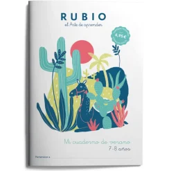 Mi cuaderno de verano RUBIO. 7-8 años