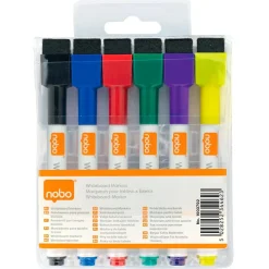 Nobo Mini rotulador para pizarra blanca 6 colores