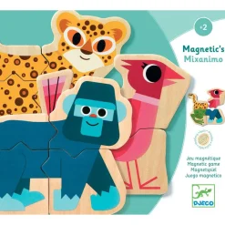 Djeco Mixanimo animales magnéticos 24 piezas