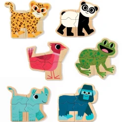 Djeco Mixanimo animales magnéticos 24 piezas