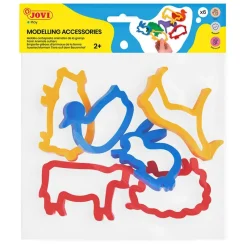 Jovi Moldes forma animales de granja para pasta de modelar 6 unidades