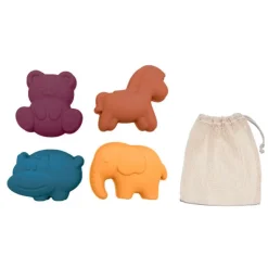 Play and Store Moldes para arena animales con bolsa