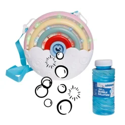 Alldoro Máquina de pompas Rainbow con botella de 100ml.