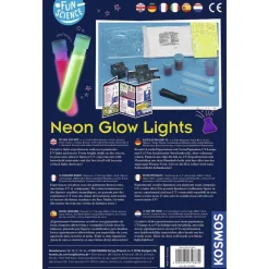 Kosmos Neon glow lights experimentos