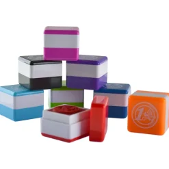 Fraga Pack de 8 sellos entintados monedas euro