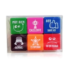 Fraga Pack de 6 sellos motivación castellano