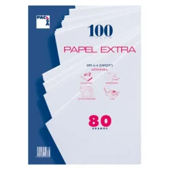 Pacsa Papel A4 liso 100 hojas