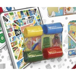 Cayro Parchís y oca: tablero con accesorios para 4 jugadores