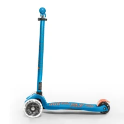 Micro Patinete infantil maxi Deluxe Led azul caribe