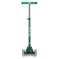 Micro Patinete Maxi Deluxe Eco Led verde