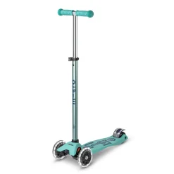 Micro Patinete Maxi Deluxe Eco Led menta