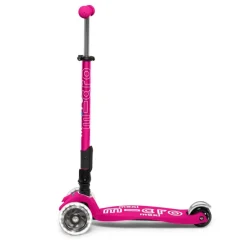 Micro Patinete maxi deluxe plegable Led rosa
