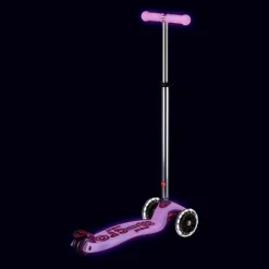 Micro Patinete Maxi Deluxe Glow Led lila