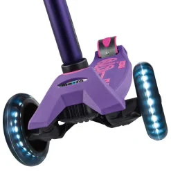 Micro Patinete maxi deluxe Led lila