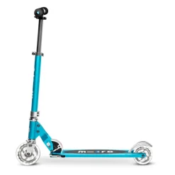 Micro Patinete Sprite Led azul océano