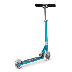 Micro Patinete Sprite Led azul océano