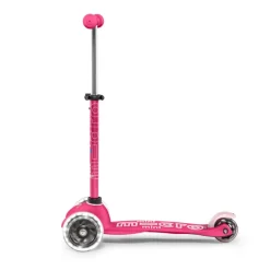 Micro Patinete Mini Deluxe LED rosa